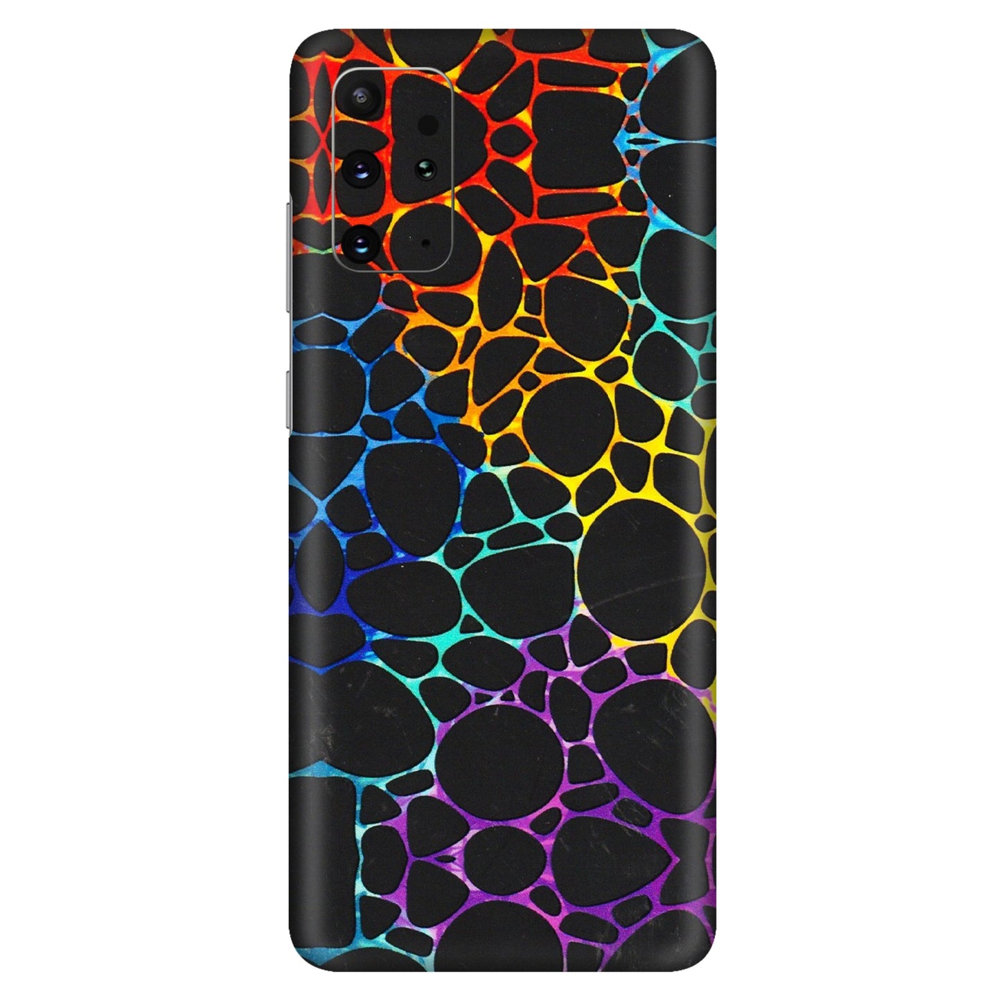 Samsung A/S Series Phone Skins (All Models) - Abstract Art MultiColour - 3D Embossed Finish (L-133) Samsung Galaxy S20 Plus