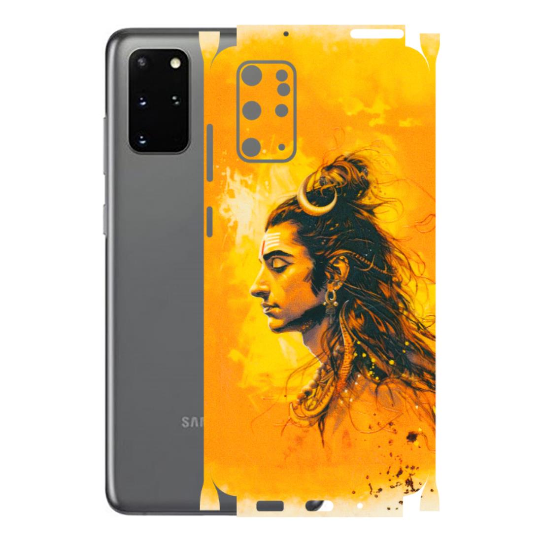Samsung A/S Series Phone Skins (All Models) - Shiv Shakti - 3D Embossed Finish (L-14) Samsung Galaxy S20 Plus