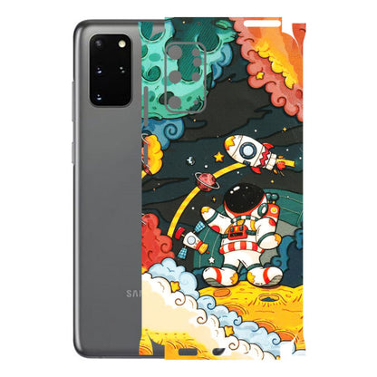 Samsung A/S Series Phone Skins (All Models) - Astronauts & Spaceship - 3D Embossed Finish (L-145) Samsung Galaxy S20 Plus