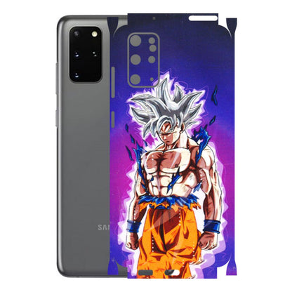 Samsung A/S Series Phone Skins (All Models) - Goku Purple Anime - 3D Embossed Finish (L-147) Samsung Galaxy S20 Plus