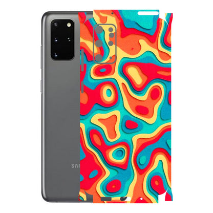 Samsung A/S Series Phone Skins (All Models) - Abstract Swirl - 3D Embossed Finish (L-150) Samsung Galaxy S20 Plus