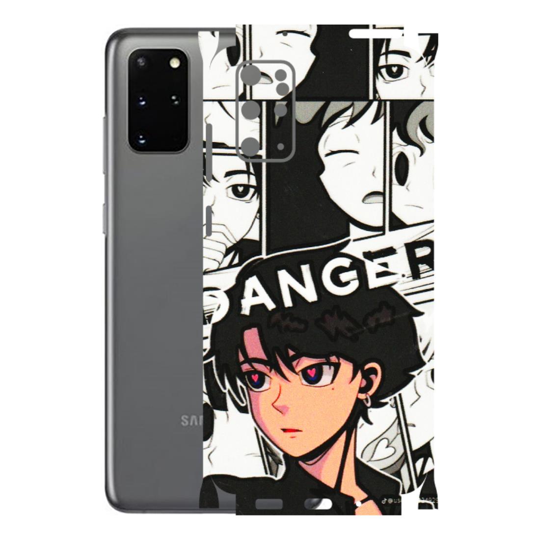 Samsung A/S Series Phone Skins (All Models) - Danger Anime - 3D Embossed Finish (L-155) Samsung Galaxy S20 Plus