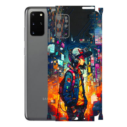 Samsung A/S Series Phone Skins (All Models) - Street Anime Guy - 3D Embossed Finish (L-158) Samsung Galaxy S20 Plus