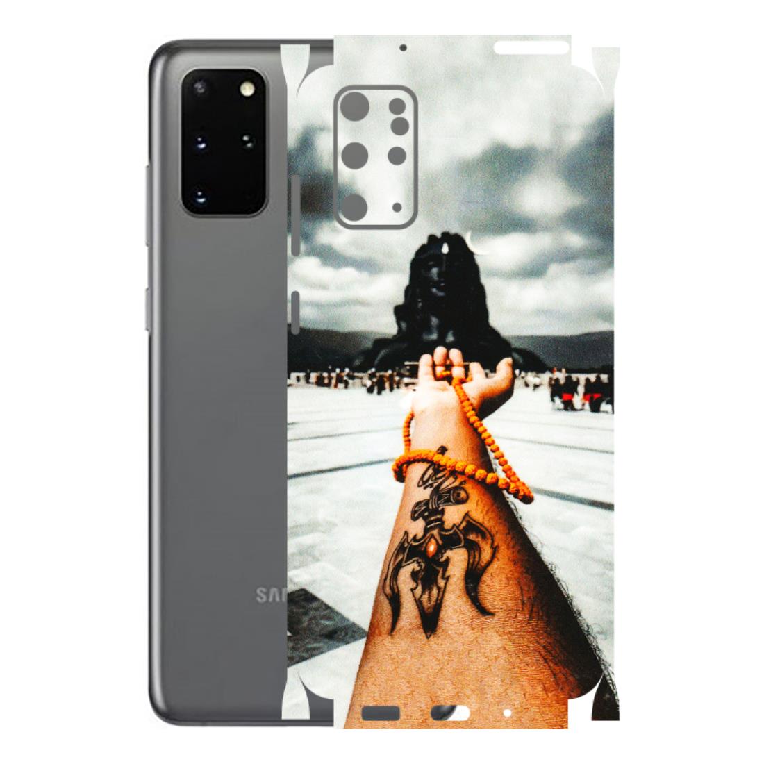 Samsung A/S Series Phone Skins (All Models) - Jai Adiyogi Mahakaal - 3D Embossed Finish (L-164) Samsung Galaxy S20 Plus
