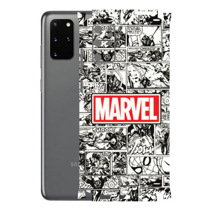 Samsung A/S Series Phone Skins (All Models) - Marvel Comic - 3D Embossed Finish (L-171) Samsung Galaxy S20 Plus