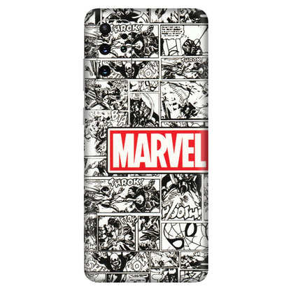 Samsung A/S Series Phone Skins (All Models) - Marvel Comic - 3D Embossed Finish (L-171) Samsung Galaxy S20 Plus