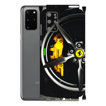 Samsung A/S Series Phone Skins (All Models) - Ferrari Wheel Alloy - 3D Embossed Finish (L-173) Samsung Galaxy S20 Plus