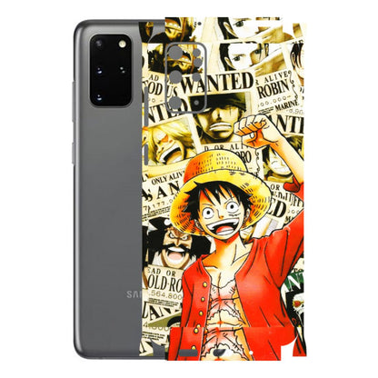 Samsung A/S Series Phone Skins (All Models) - Luffy Anime - 3D Embossed Finish (L-177) Samsung Galaxy S20 Plus