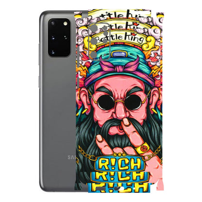 Samsung A/S Series Phone Skins (All Models) - Battle King Dude Face - 3D Embossed Finish (L-178) Samsung Galaxy S20 Plus