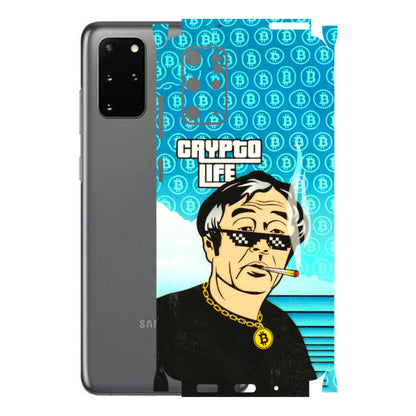 Samsung A/S Series Phone Skins (All Models) - Crypto Thug Life - 3D Embossed Finish (L-179) Samsung Galaxy S20 Plus