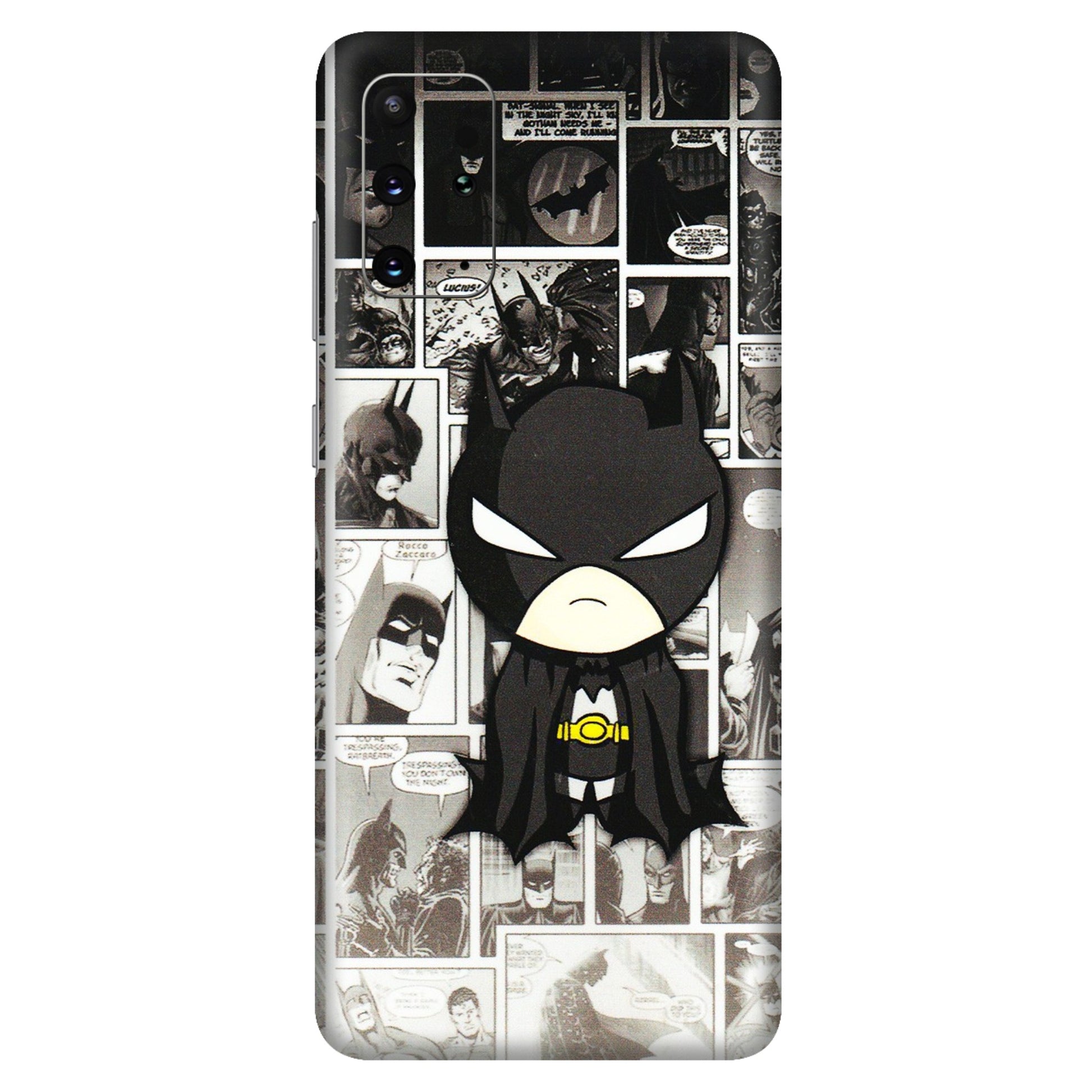 Samsung A/S Series Phone Skins (All Models) - Toon Batman - 3D Embossed Finish (L-182) Samsung Galaxy S20 Plus