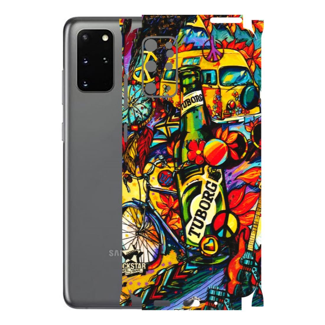 Samsung A/S Series Phone Skins (All Models) - Cool Beer Bottle - 3D Embossed Finish (L-193) Samsung Galaxy S20 Plus