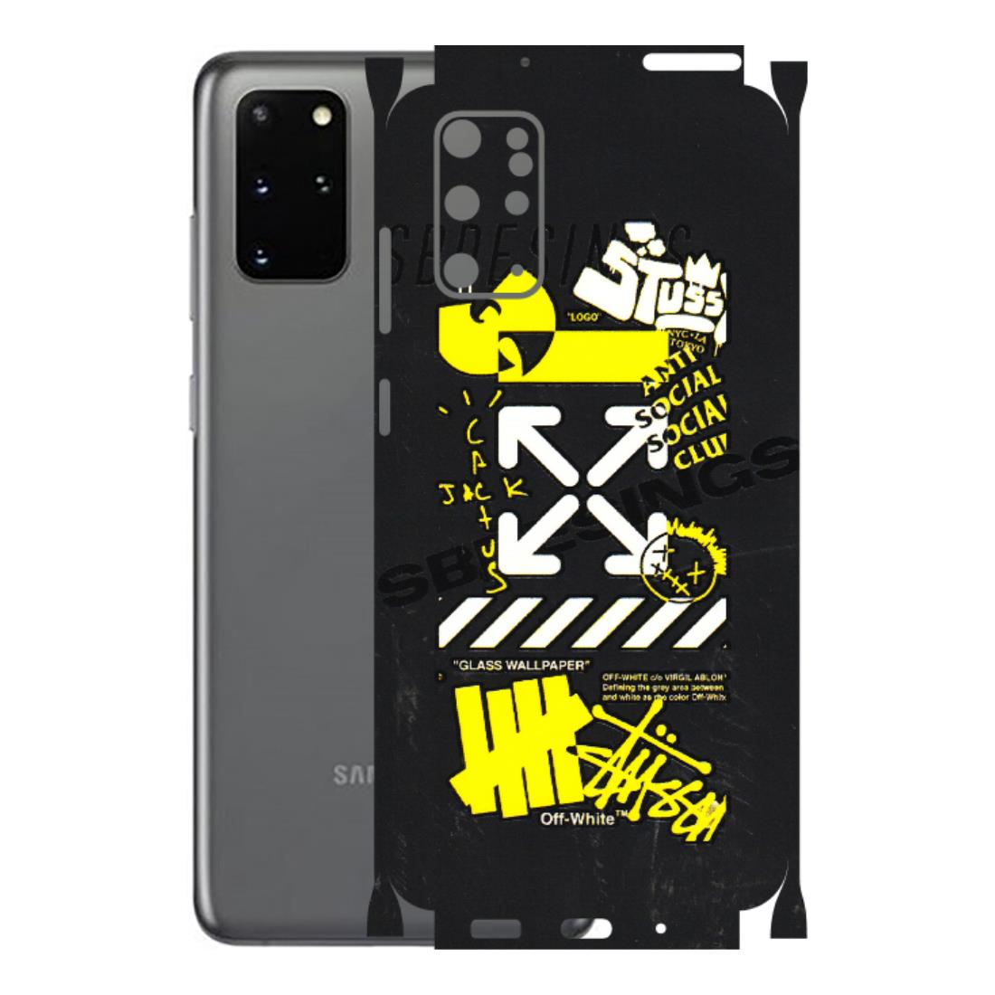 Samsung A/S Series Phone Skins (All Models) - Anti Social Graffiti - 3D Embossed Finish (L-198) Samsung Galaxy S20 Plus