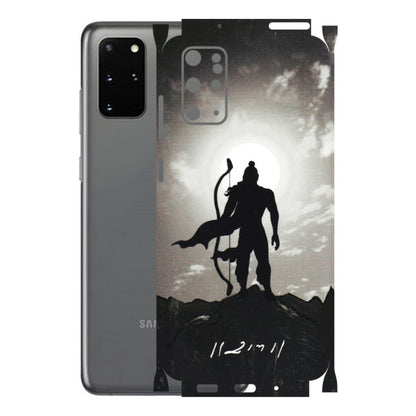 Samsung A/S Series Phone Skins (All Models) - Jai Siya Ram - 3D Embossed Finish (L-200) Samsung Galaxy S20 Plus