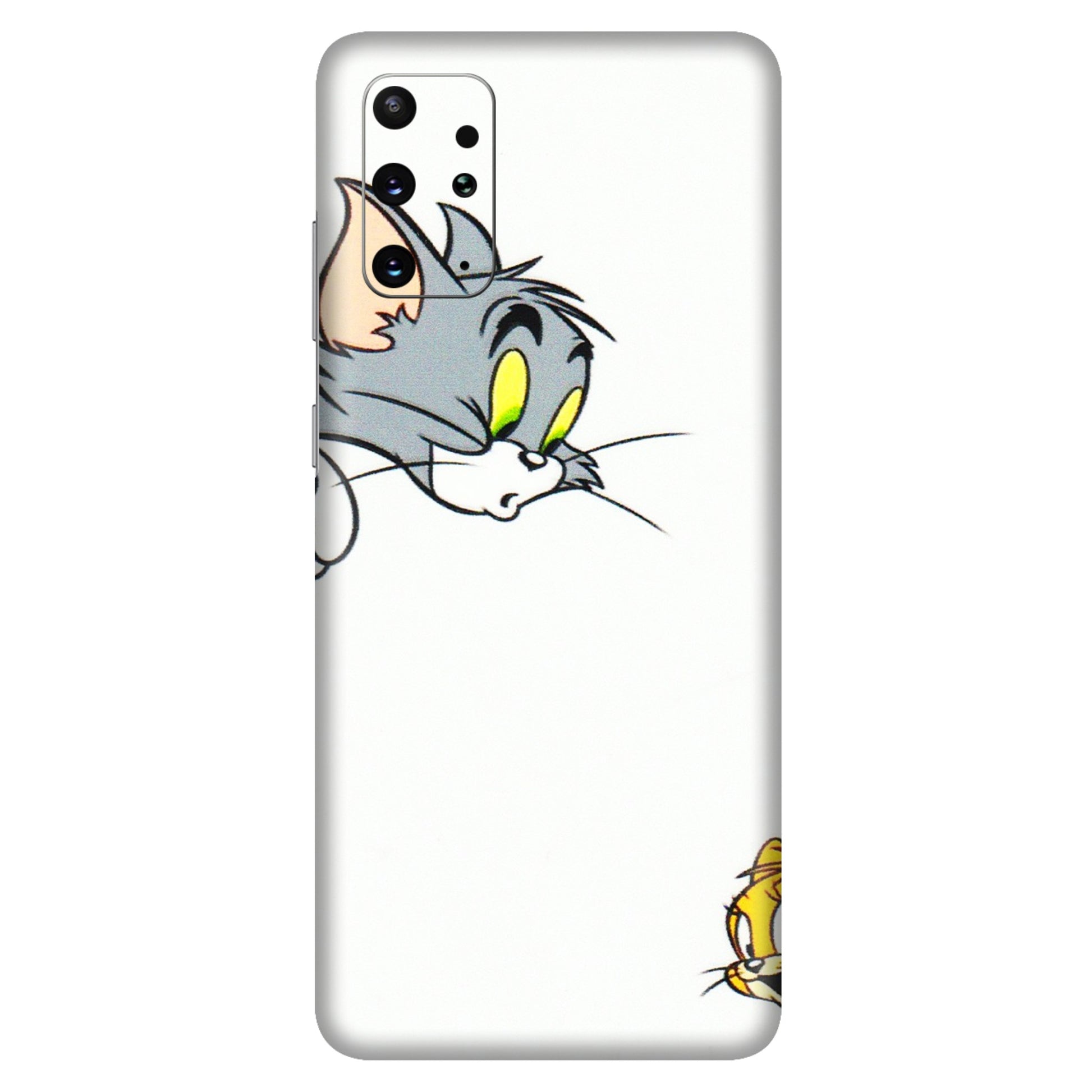 Samsung A/S Series Phone Skins (All Models) - Cute Tom And Jerry - 3D Embossed Finish (L-220) Samsung Galaxy S20 Plus