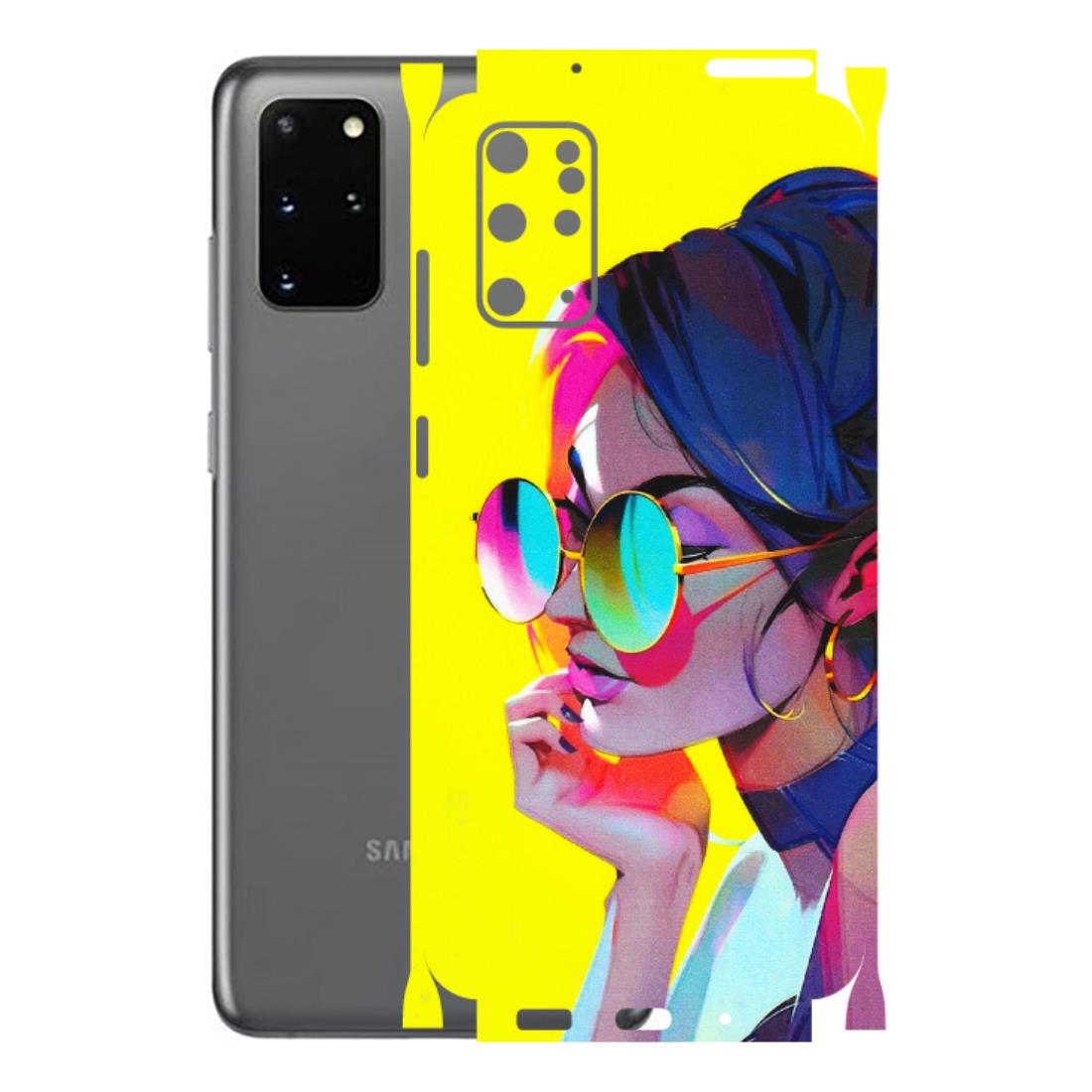 Samsung A/S Series Phone Skins (All Models) - Bold Stylish Girl - 3D Embossed Finish (L-222) Samsung Galaxy S20 Plus