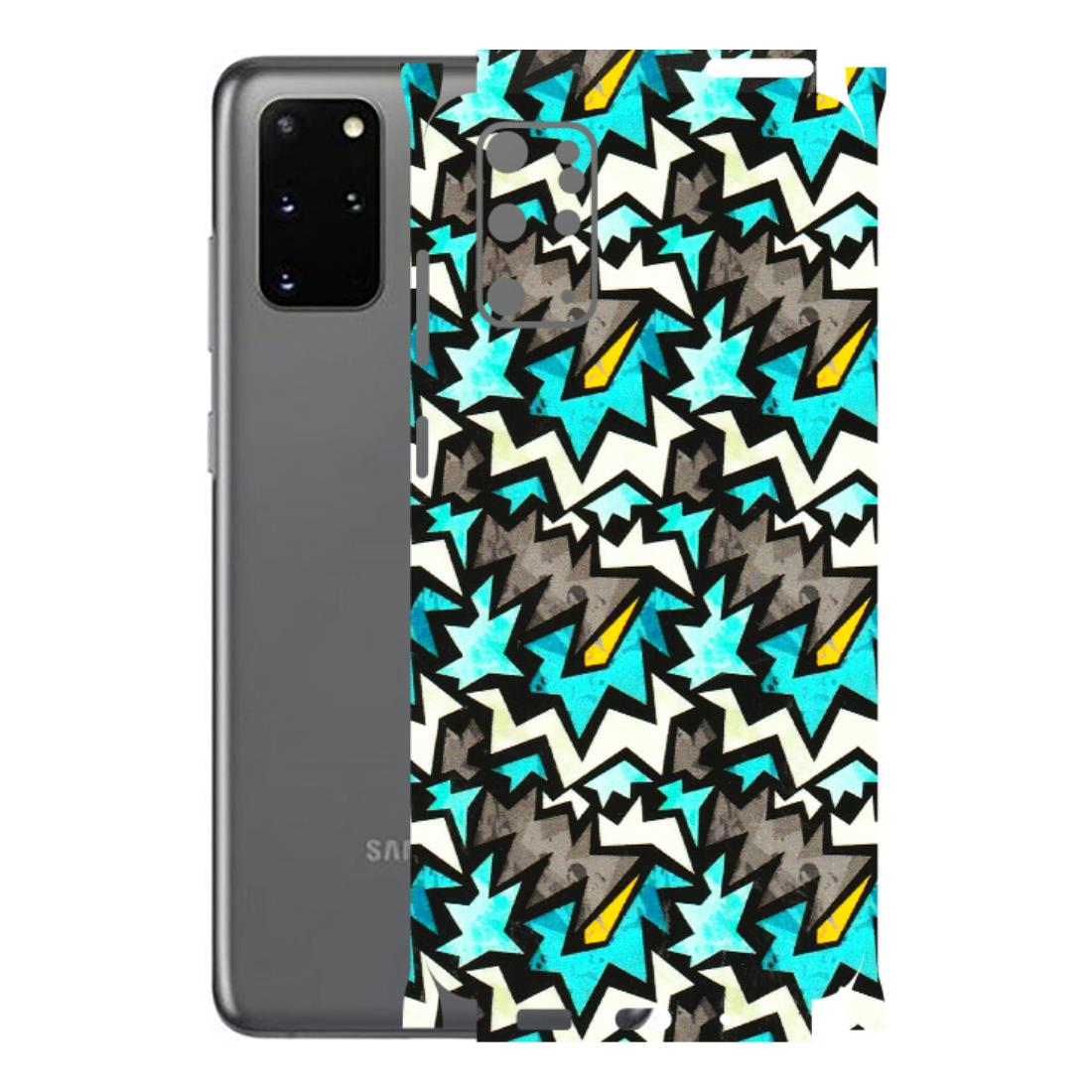 Samsung A/S Series Phone Skins (All Models) - Funky Zig Zag - 3D Embossed Finish (L-223) Samsung Galaxy S20 Plus