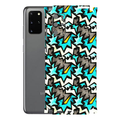Samsung A/S Series Phone Skins (All Models) - Funky Zig Zag - 3D Embossed Finish (L-223) Samsung Galaxy S20 Plus