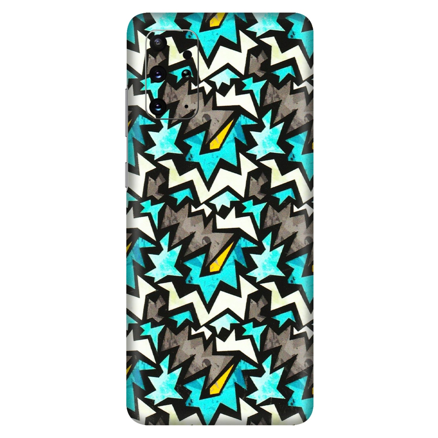 Samsung A/S Series Phone Skins (All Models) - Funky Zig Zag - 3D Embossed Finish (L-223) Samsung Galaxy S20 Plus
