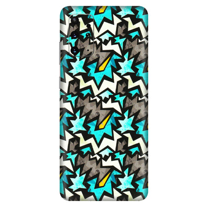 Samsung A/S Series Phone Skins (All Models) - Funky Zig Zag - 3D Embossed Finish (L-223) Samsung Galaxy S20 Plus