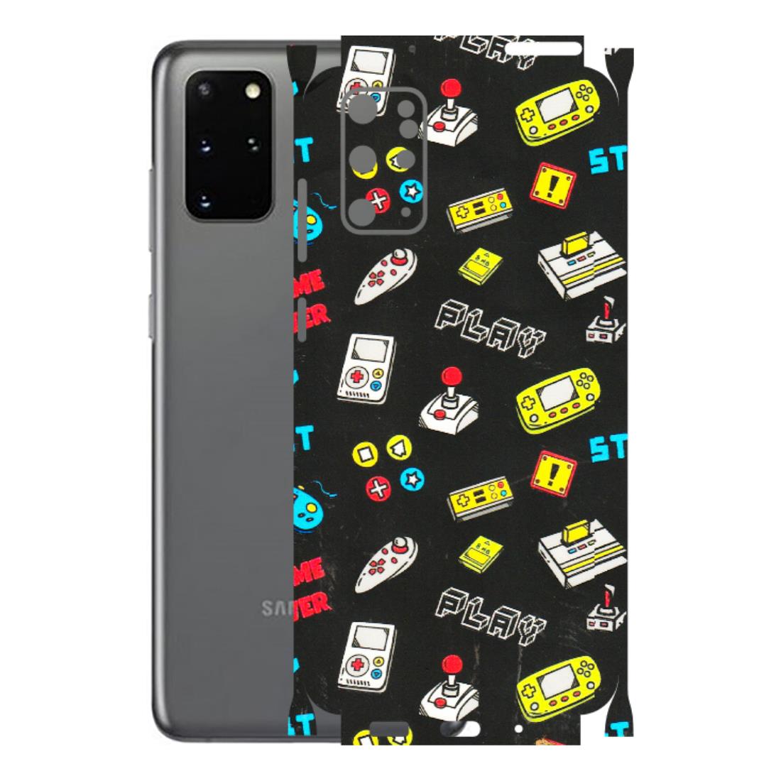 Samsung A/S Series Phone Skins (All Models) - Gaming Doodles - 3D Embossed Finish (L-224) Samsung Galaxy S20 Plus