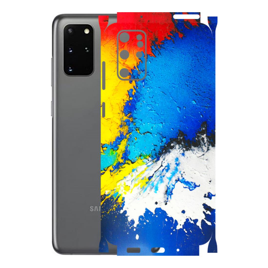Samsung A/S Series Phone Skins (All Models) - Acrylic Paint Spill - 3D Embossed Finish (L-229) Samsung Galaxy S20 Plus
