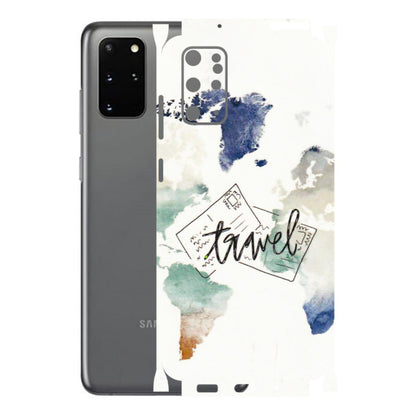 Samsung A/S Series Phone Skins (All Models) - Travel The World - 3D Embossed Finish (L-232) Samsung Galaxy S20 Plus