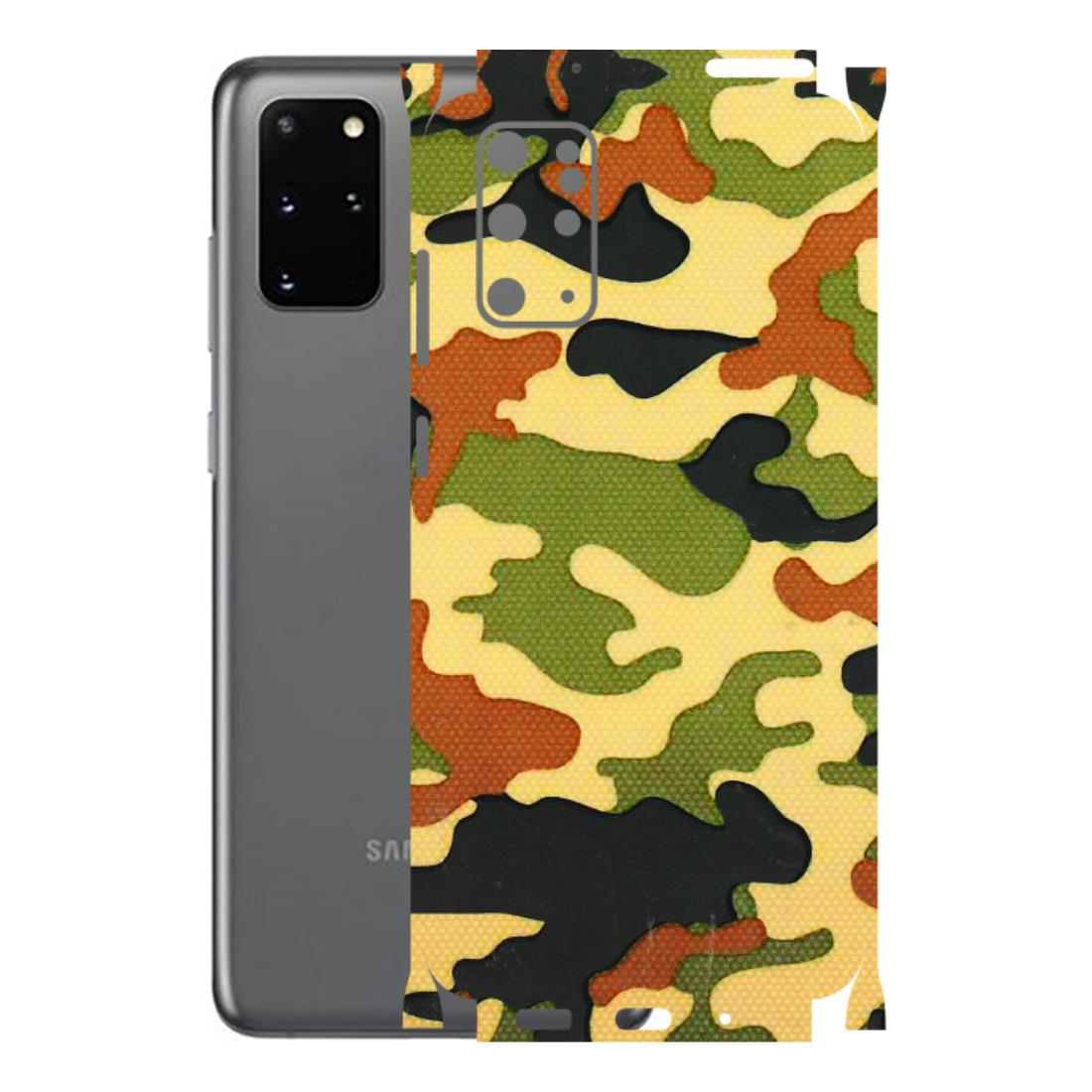 Samsung A/S Series Phone Skins (All Models) - Indian Military - 3D Embossed Finish (L-234) Samsung Galaxy S20 Plus