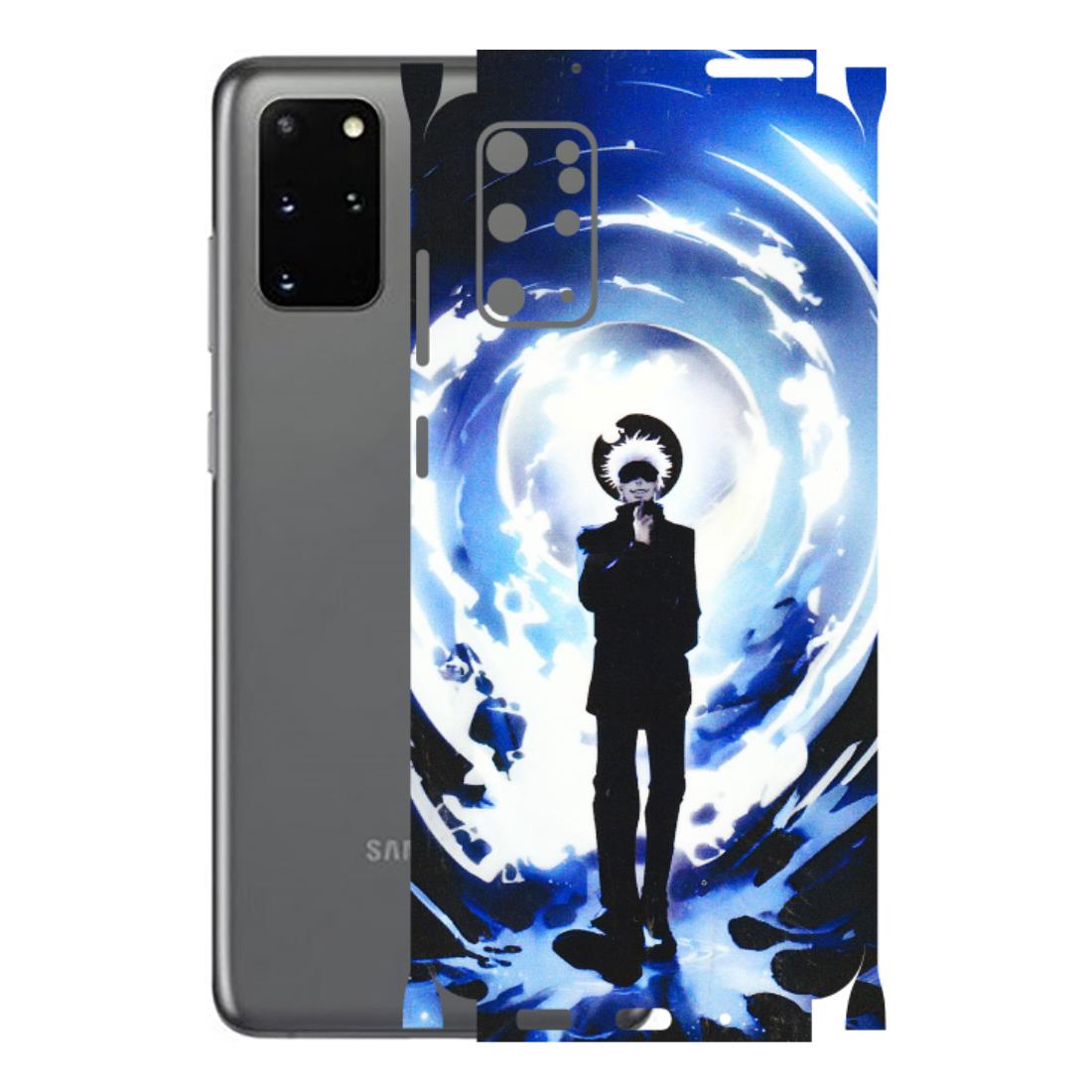 Samsung A/S Series Phone Skins (All Models) - Satoru Gojo Dark Blue - 3D Embossed Finish (L-235) Samsung Galaxy S20 Plus