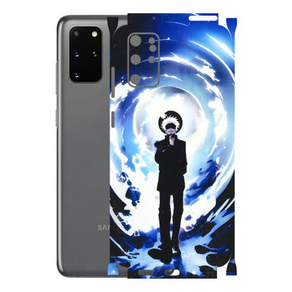Samsung A/S Series Phone Skins (All Models) - Satoru Gojo Dark Blue - 3D Embossed Finish (L-235) Samsung Galaxy S20 Plus