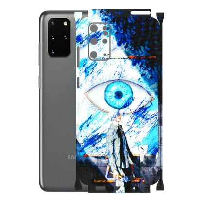 Samsung A/S Series Phone Skins (All Models) - Gojo Satoru evil eye - 3D Embossed Finish (L-239) Samsung Galaxy S20 Plus