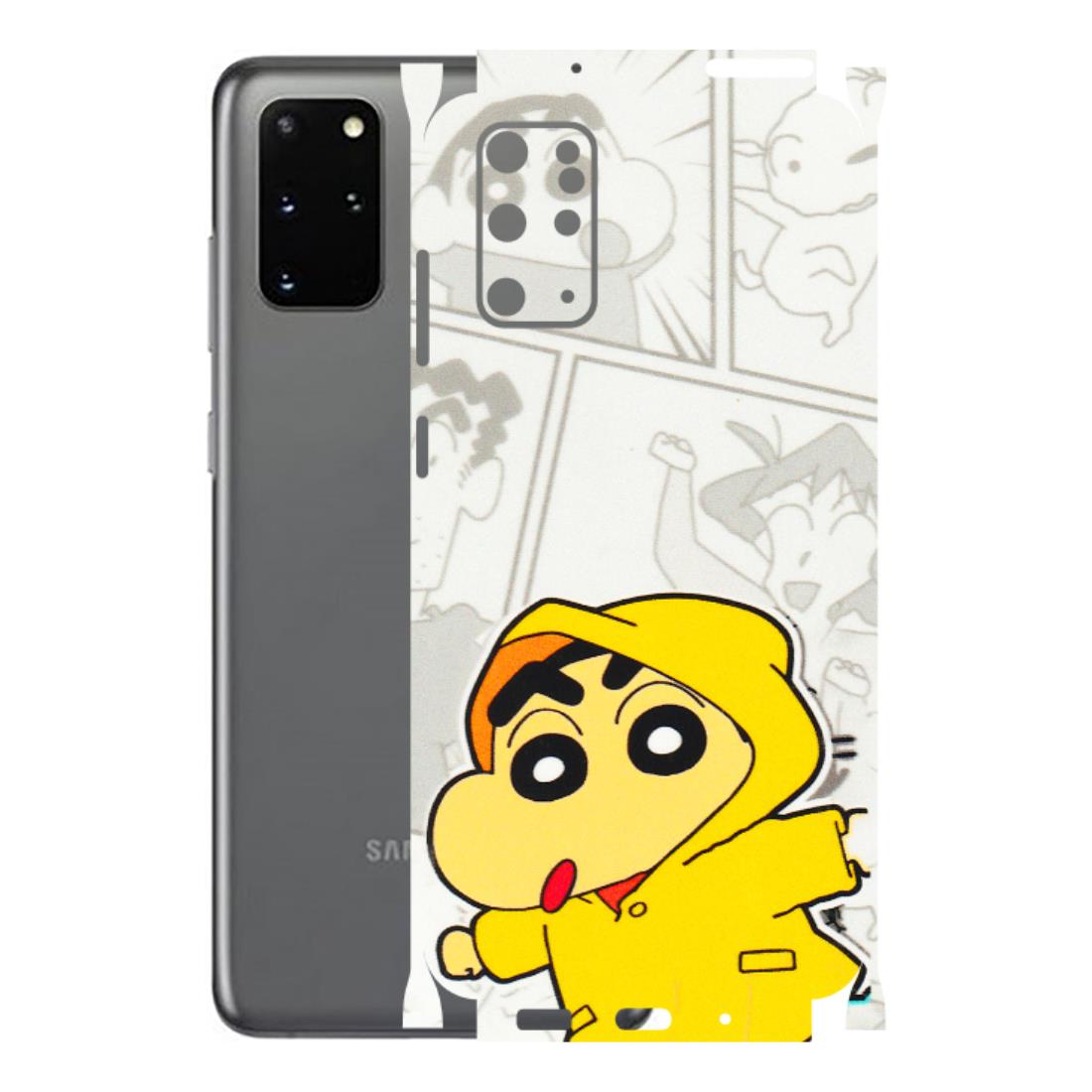 Samsung A/S Series Phone Skins (All Models) - Yellow Shinchan Comic - 3D Embossed Finish (L-246) Samsung Galaxy S20 Plus