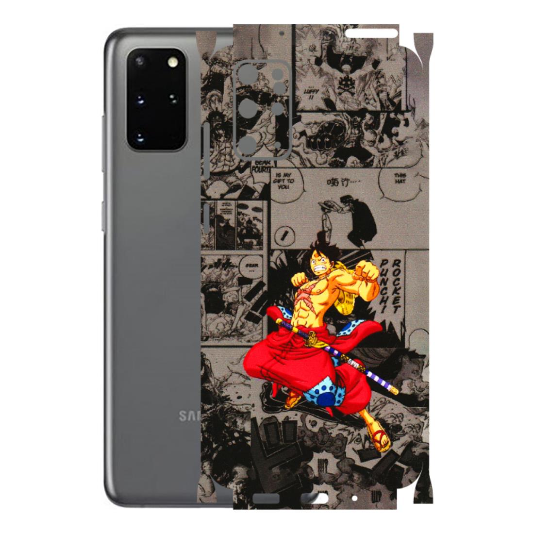 Samsung A/S Series Phone Skins (All Models) - One Piece Rocket Punch Manga - 3D Embossed Finish (L-25) Samsung Galaxy S20 Plus
