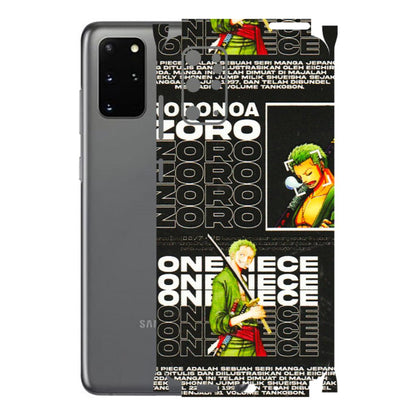 Samsung A/S Series Phone Skins (All Models) - One Piece Zoro - 3D Embossed Finish (L-250) Samsung Galaxy S20 Plus