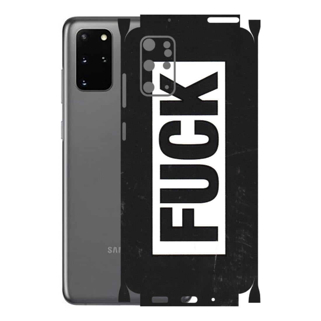 Samsung A/S Series Phone Skins (All Models) - The F Word - 3D Embossed Finish (L-255) Samsung Galaxy S20 Plus