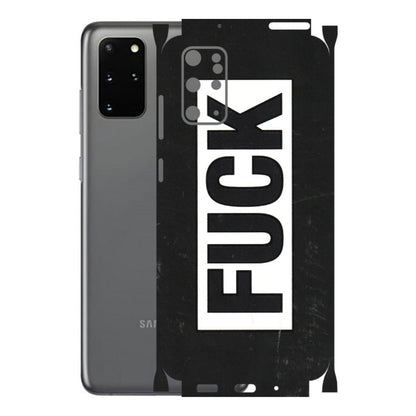 Samsung A/S Series Phone Skins (All Models) - The F Word - 3D Embossed Finish (L-255) Samsung Galaxy S20 Plus