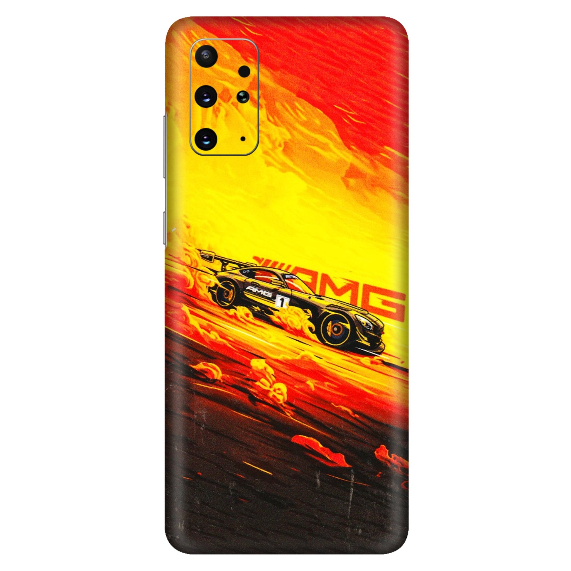 Samsung A/S Series Phone Skins (All Models) - AMG Car Speed Cover - 3D Embossed Finish (L-256) Samsung Galaxy S20 Plus
