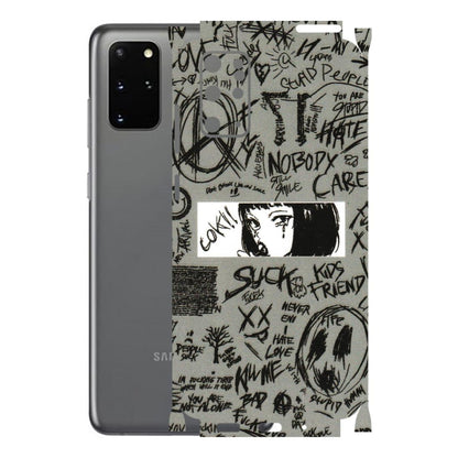 Samsung A/S Series Phone Skins (All Models) - Never Have Love Anime - 3D Embossed Finish (L-260) Samsung Galaxy S20 Plus