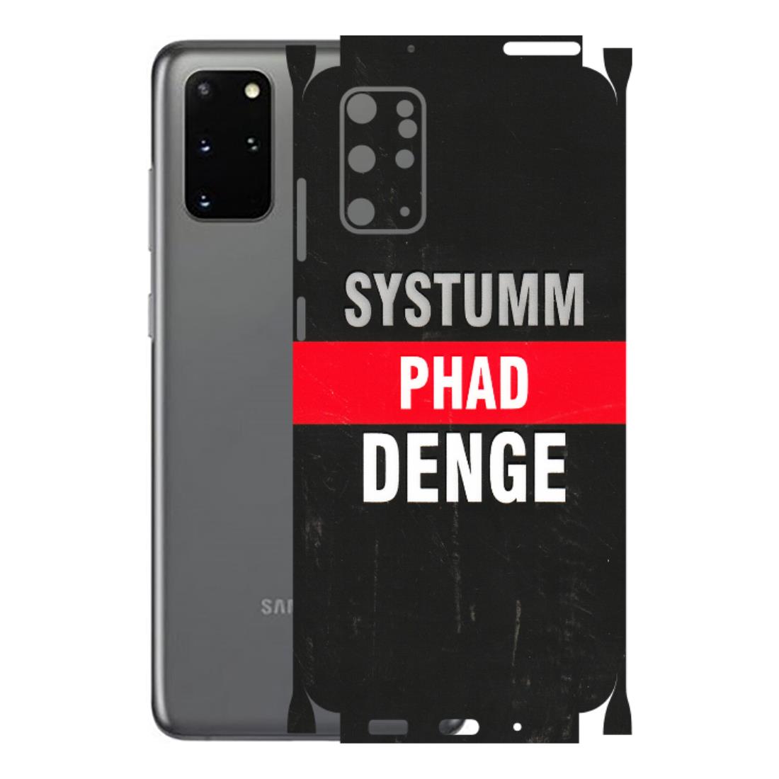 Samsung A/S Series Phone Skins (All Models) - Systumm Phad Denge - 3D Embossed Finish (L-278) Samsung Galaxy S20 Plus