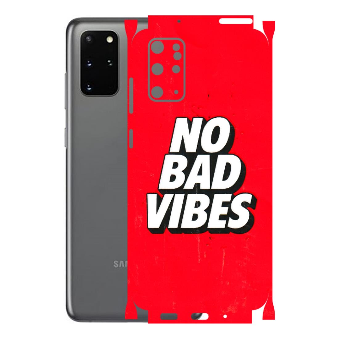 Samsung A/S Series Phone Skins (All Models) - No Bad Vibes - 3D Embossed Finish (L-280) Samsung Galaxy S20 Plus