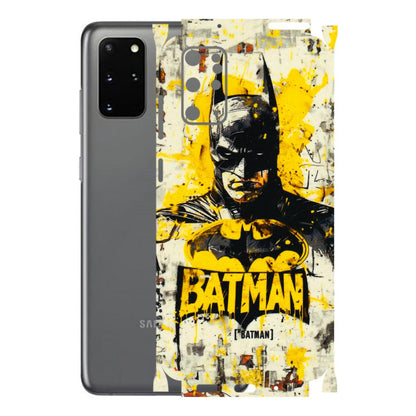 Samsung A/S Series Phone Skins (All Models) - Batman Yellow BT - 3D Embossed Finish (L-304) Samsung Galaxy S20 Plus
