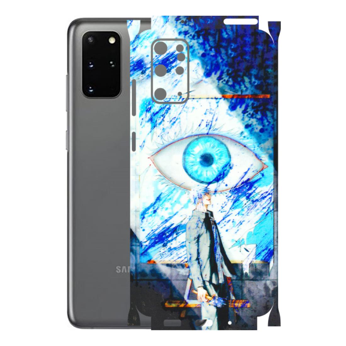 Samsung A/S Series Phone Skins (All Models) - Anime Sea Blue Eye - 3D Embossed Finish (L-318) Samsung Galaxy S20 Plus