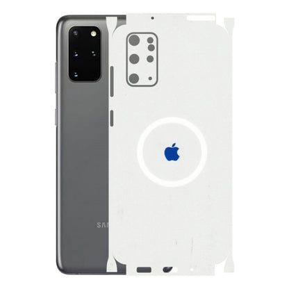 Samsung A/S Series Phone Skins (All Models) - iPhone Magsafe Logo - 3D Embossed Finish (L-320) Samsung Galaxy S20 Plus