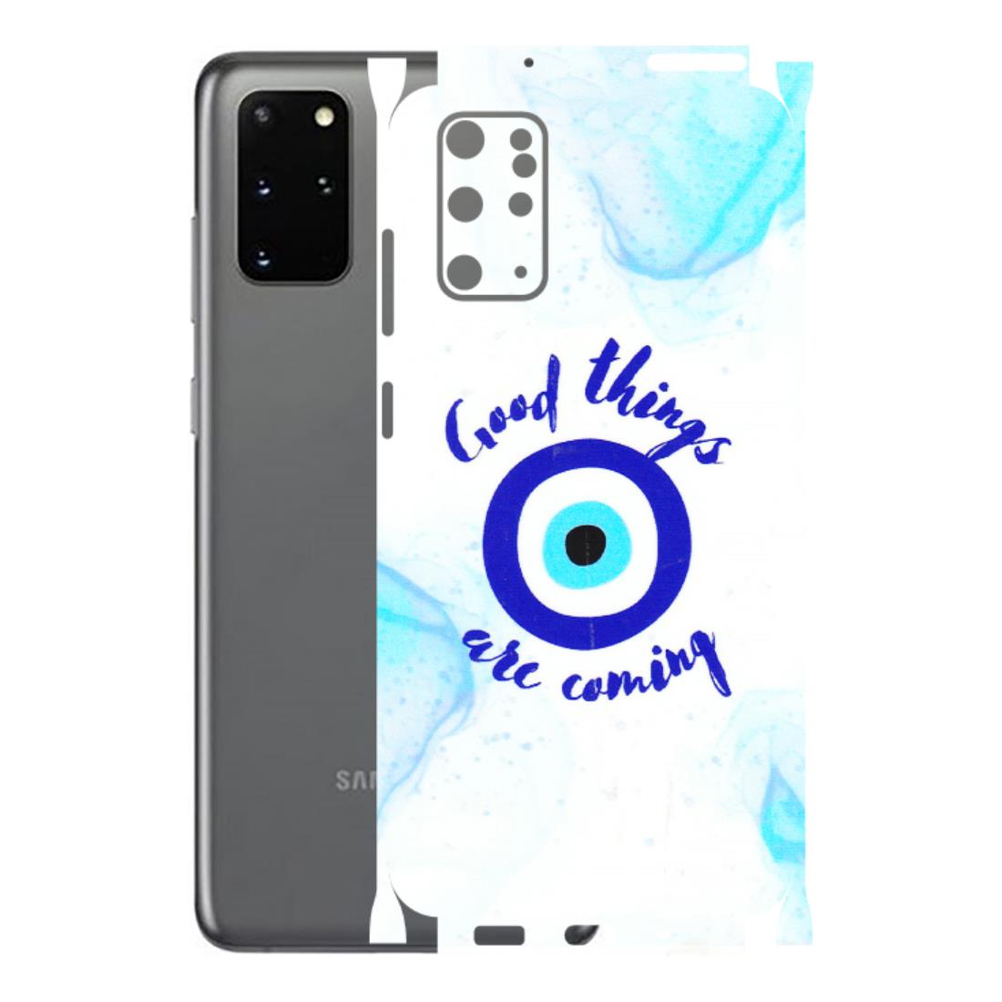 Samsung A/S Series Phone Skins (All Models) - Evil Eye Good Things Are Coming - 3D Embossed Finish (L-322) Samsung Galaxy S20 Plus