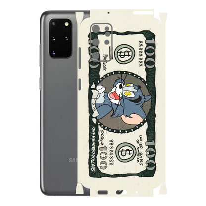 Samsung A/S Series Phone Skins (All Models) - Tom Hundred Dollar - 3D Embossed Finish (L-324) Samsung Galaxy S20 Plus