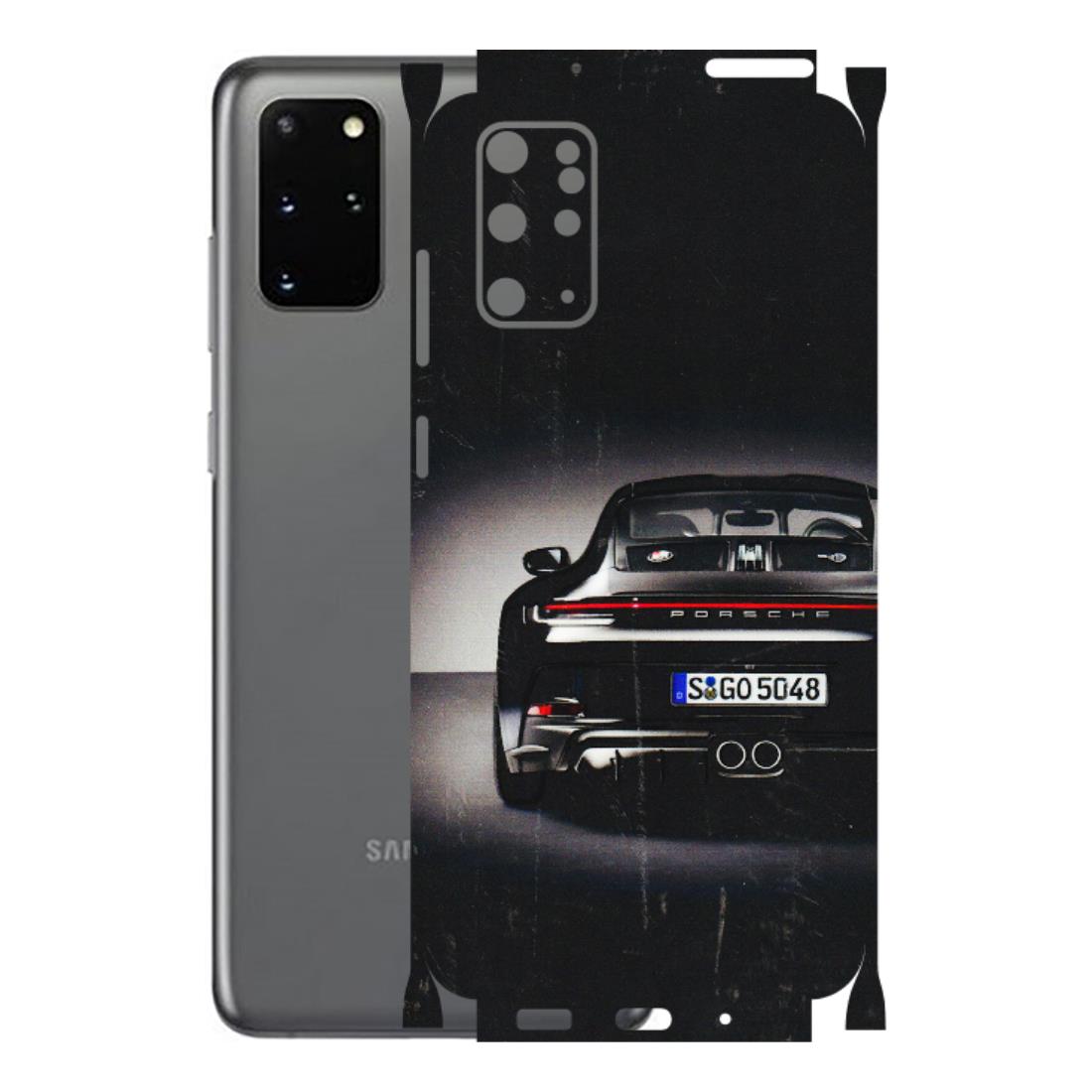Samsung A/S Series Phone Skins (All Models) - New Black Porsche GT3 - 3D Embossed Finish (L-327) Samsung Galaxy S20 Plus