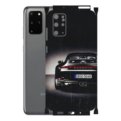 Samsung A/S Series Phone Skins (All Models) - New Black Porsche GT3 - 3D Embossed Finish (L-327) Samsung Galaxy S20 Plus