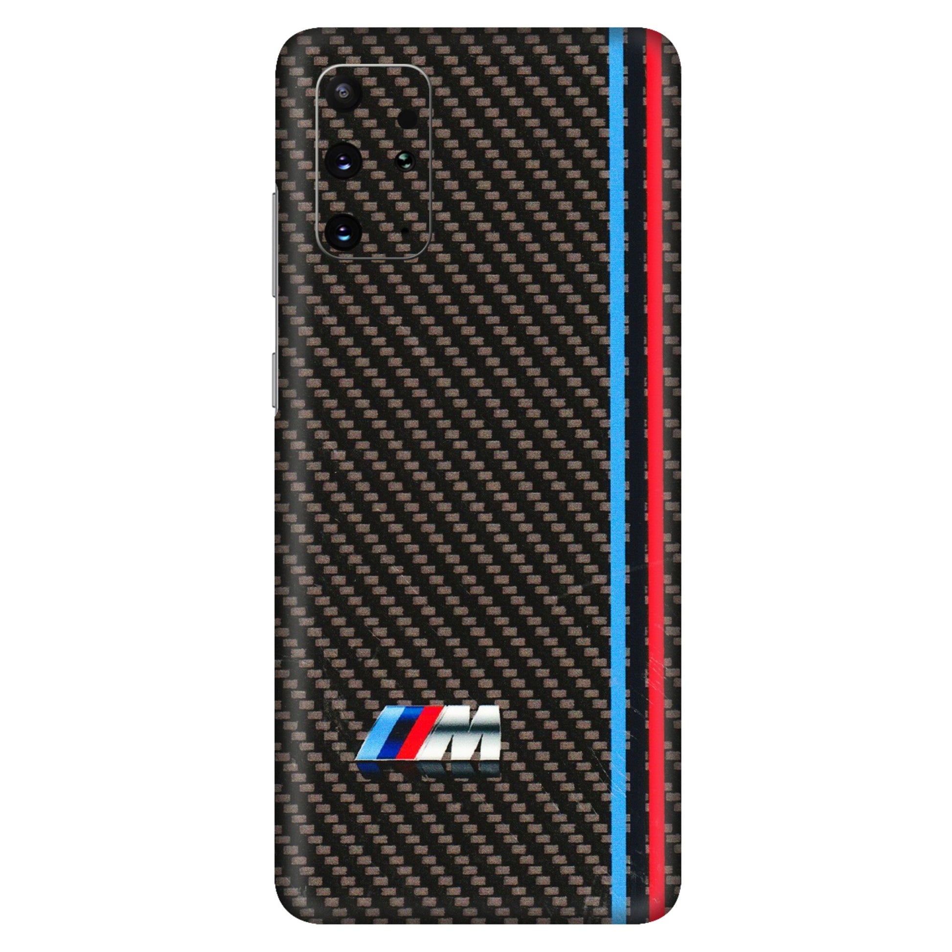 Samsung A/S Series Phone Skins (All Models) - BM Carbon Fiber Feels - 3D Embossed Finish (L-38) Samsung Galaxy S20 Plus