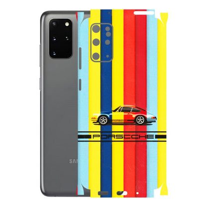 Samsung A/S Series Phone Skins (All Models) - Multicolour Porche - 3D Embossed Finish (L-39) Samsung Galaxy S20 Plus