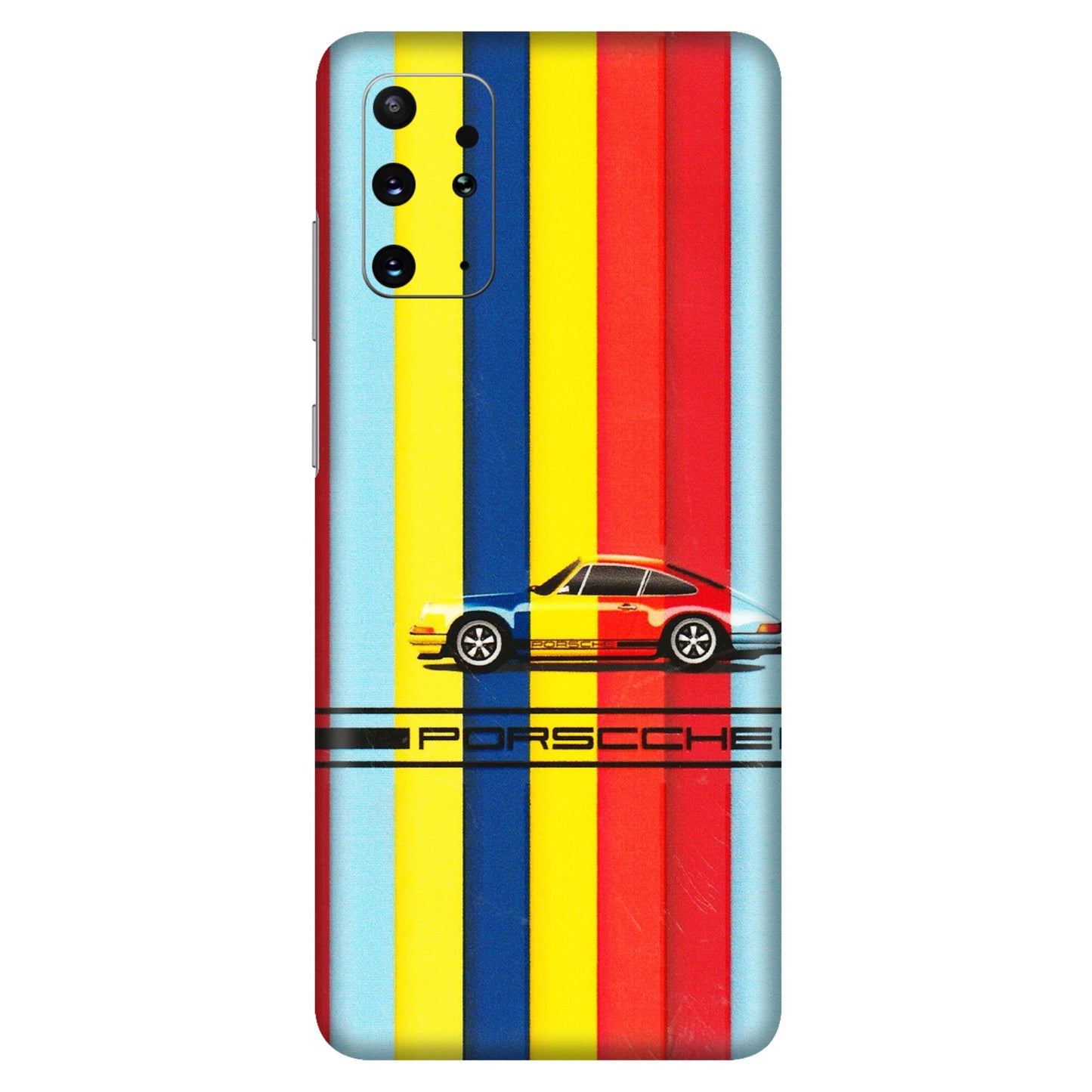 Samsung A/S Series Phone Skins (All Models) - Multicolour Porche - 3D Embossed Finish (L-39) Samsung Galaxy S20 Plus